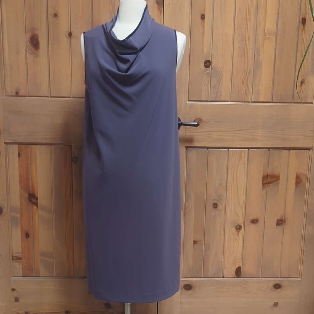 Anne Klein Purple Midi Dress